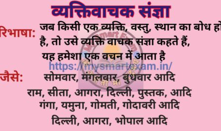 व्यक्तिवाचक संज्ञा