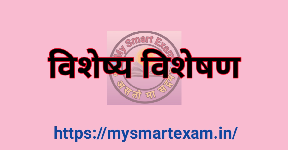 विशेषण विशेष्य