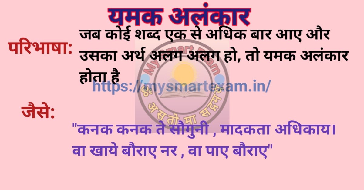 यमक अलंकार