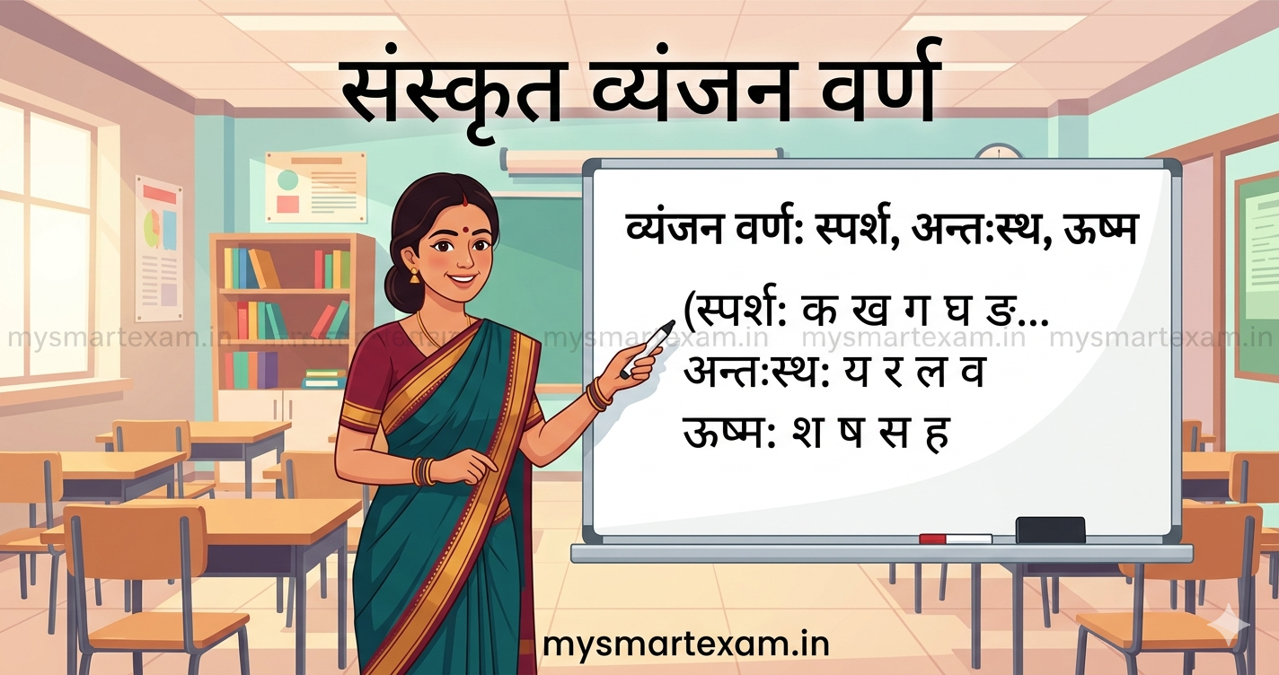 संस्कृत व्यंजन वर्ण | Sanskrit Vyanjana varna